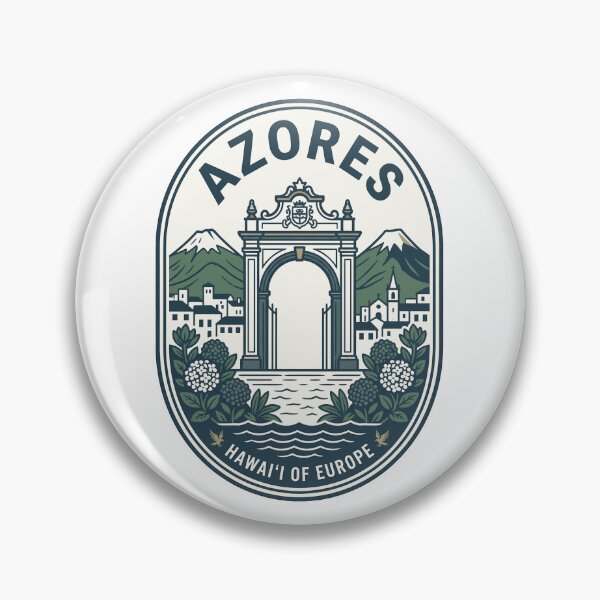 Item preview, Vintage Azores Portugal Travel Badge Hawaii of Europe designed and sold by k3rstman1.