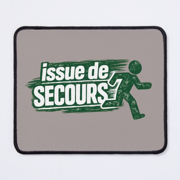 Item preview, Issue de Secours - Vintage French Text Design designed and sold by FilBlue.