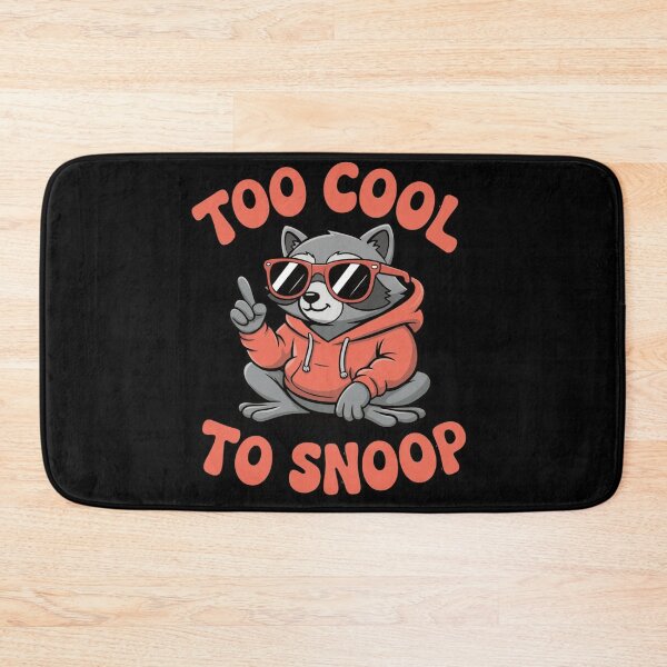 Item preview, Cute Chill Raccoon Cartoon Too Cool To Snoop Funny Animal Pun designed and sold by anamul43.