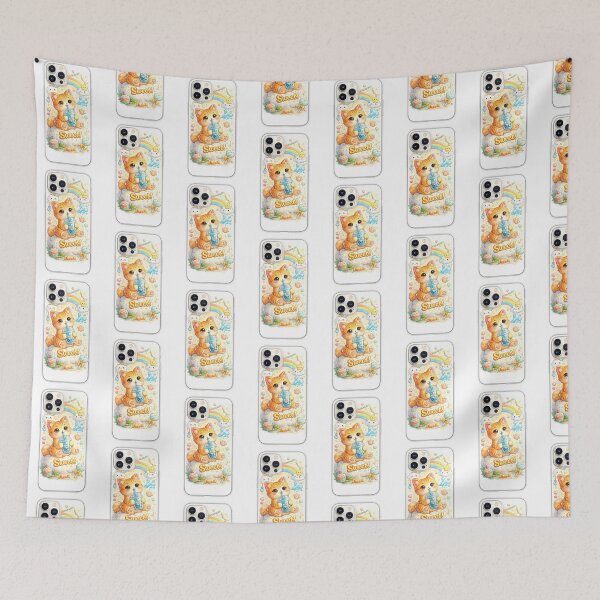 Item preview, Cute Kawaii Cat Phone Case PNG designed and sold by Ishratparween11.