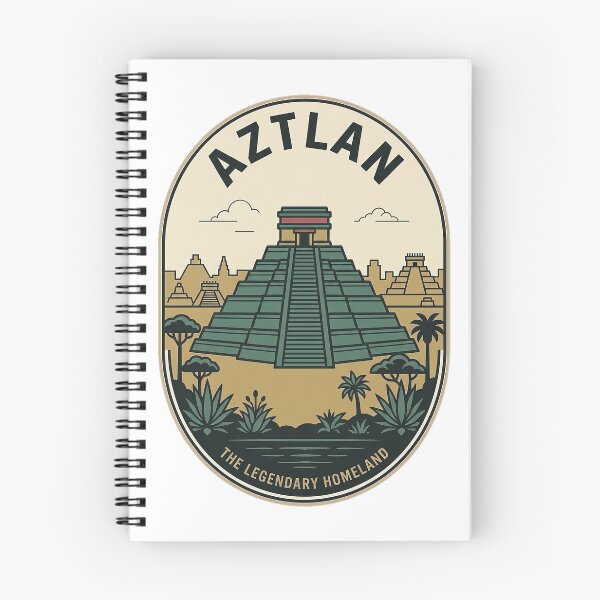 Item preview, Aztlan Legendary Homeland Vintage Aztec Pyramid designed and sold by k3rstman1.