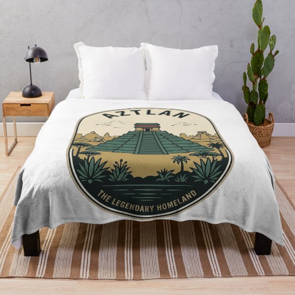 Item preview, Aztlan Legendary Homeland Vintage Aztec Pyramid designed and sold by k3rstman1.