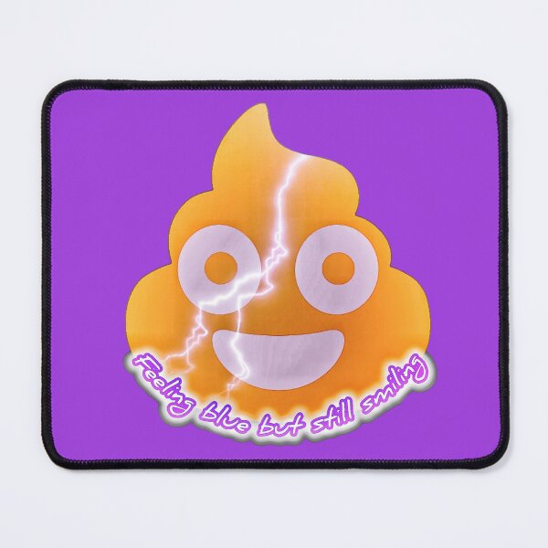 Item preview, Creative Poop Emoji Vector Illustration. Feeling blue but still smiling designed and sold by Magazinegallery.