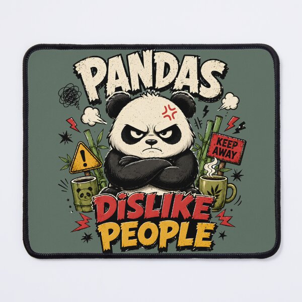 Item preview, Vintage Anti-Social Panda designed and sold by Fab-Haven.