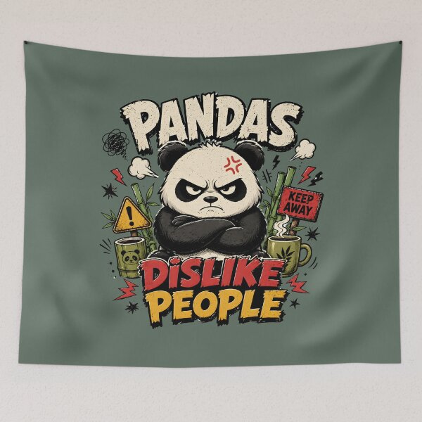 Item preview, Vintage Anti-Social Panda designed and sold by Fab-Haven.