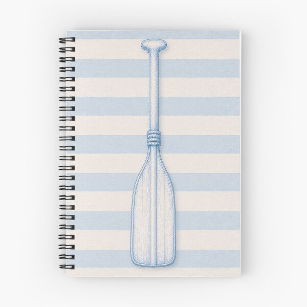 Item preview, Vintage Nautical Paddle Illustration for Coastal Cottage Interiors designed and sold by CosmicAnomaly.