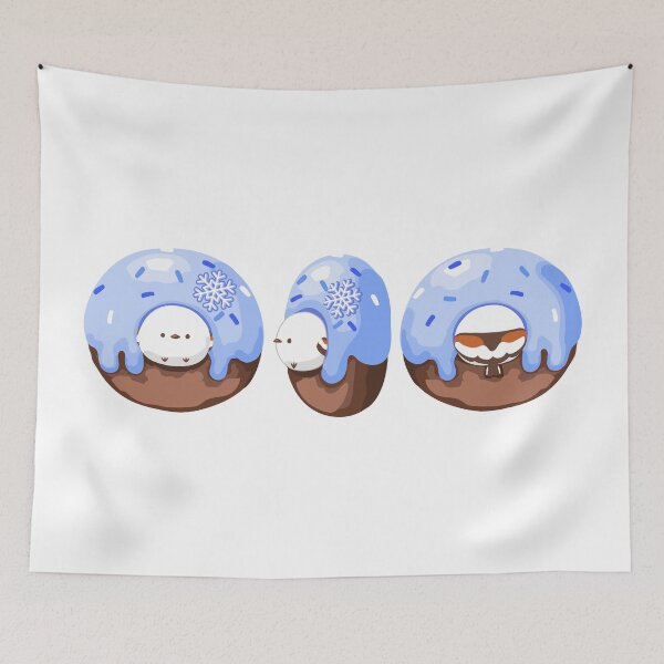 Item preview, Doughnuts【Long-tailed tit】blue designed and sold by rizuNM.