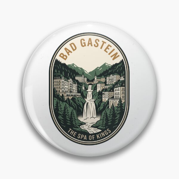 Item preview, Bad Gastein Austria Spa Of Kings Retro Travel designed and sold by k3rstman1.