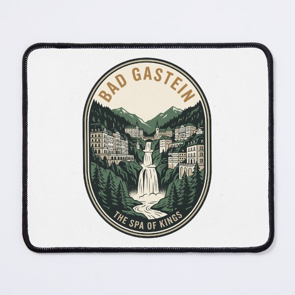 Item preview, Bad Gastein Austria Spa Of Kings Retro Travel designed and sold by k3rstman1.