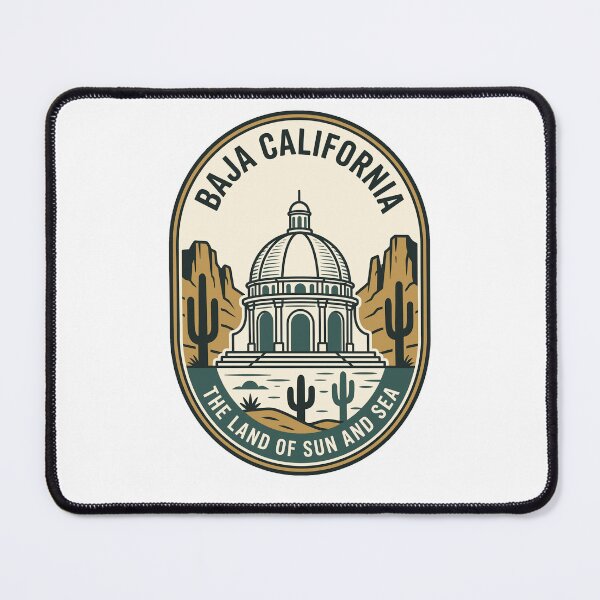 Item preview, Baja California Vintage Desert Mission Badge designed and sold by k3rstman1.