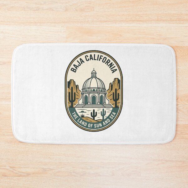Item preview, Baja California Vintage Desert Mission Badge designed and sold by k3rstman1.