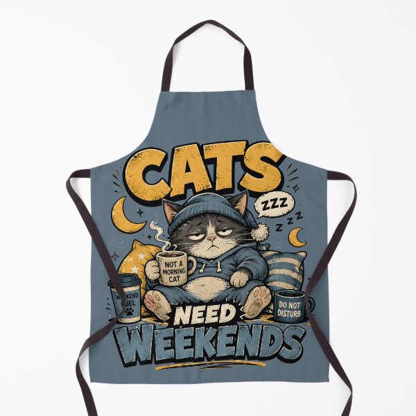 Item preview, Tired Weekend Cat designed and sold by Fab-Haven.