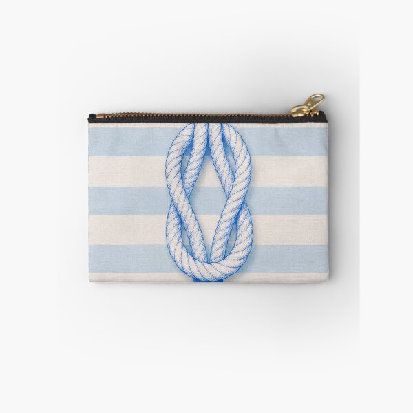 Item preview, Classic Sailor Knot Watercolor in Soft Coastal Blue, Nautical Rope Illustration for Beach Cottage Decor designed and sold by CosmicAnomaly.