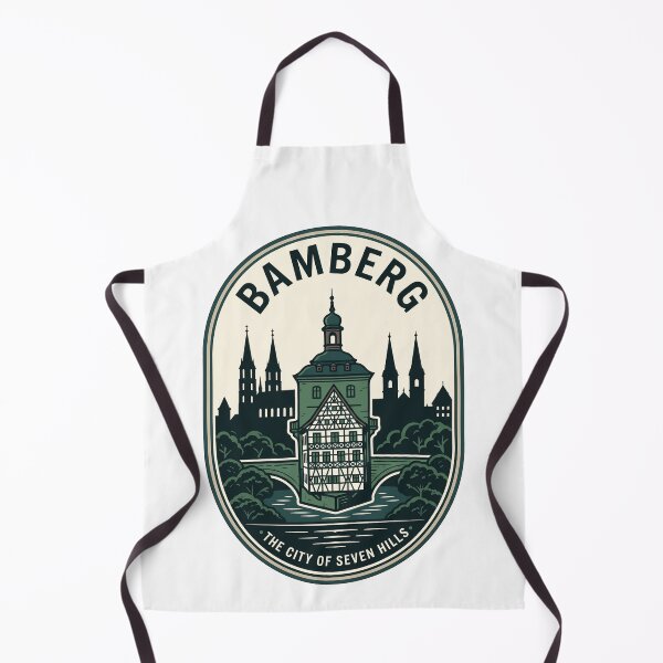 Item preview, Bamberg Germany Old Town Hall Vintage Travel Badge designed and sold by k3rstman1.
