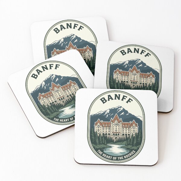 Item preview, Vintage Banff Springs Hotel Mountain Travel Badge designed and sold by k3rstman1.