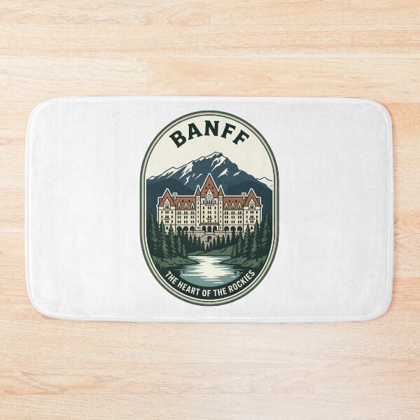 Item preview, Vintage Banff Springs Hotel Mountain Travel Badge designed and sold by k3rstman1.