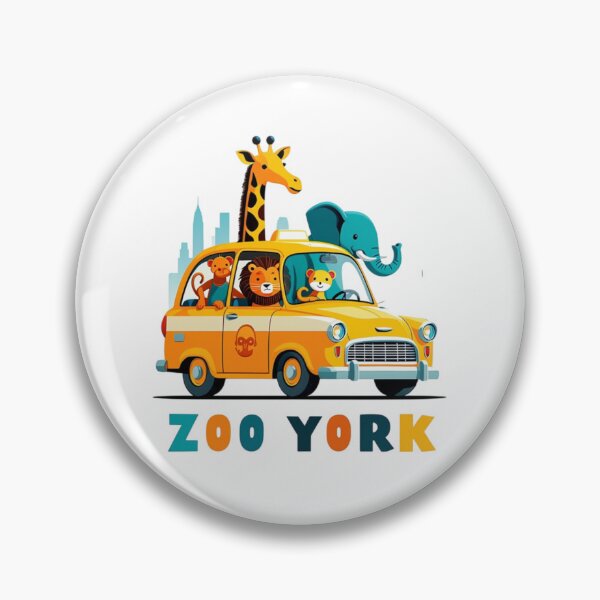 Item preview, Zoo York Animals Riding New York Taxi Funny designed and sold by JIGUWORLD.