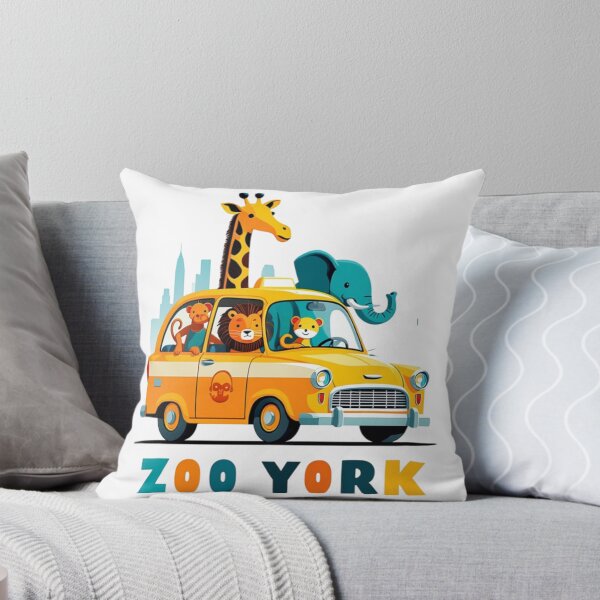 Item preview, Zoo York Animals Riding New York Taxi Funny designed and sold by JIGUWORLD.