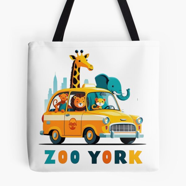 Item preview, Zoo York Animals Riding New York Taxi Funny designed and sold by JIGUWORLD.