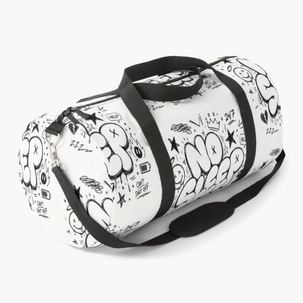 Item preview, NO SLEEP Bubble Graffiti Typography | Chaotic Doodle Streetwear Design designed and sold by J&J's Creation.