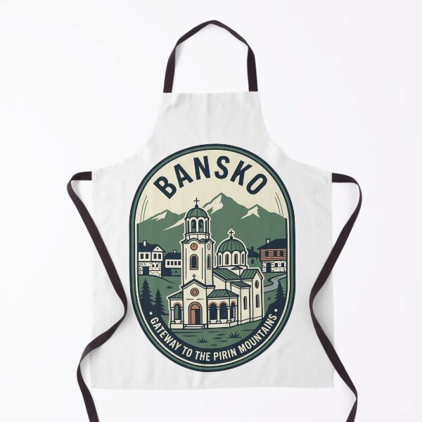 Item preview, Vintage Bansko Bulgaria Pirin Mountains Travel Badge designed and sold by k3rstman1.
