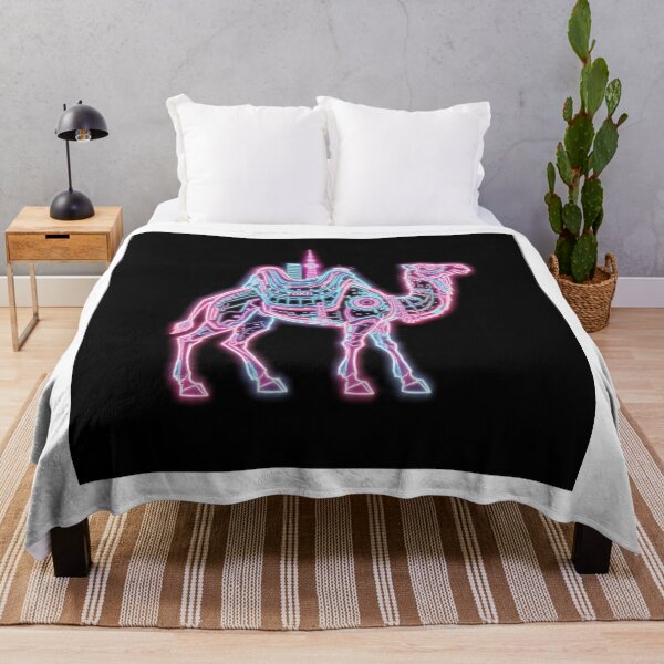 Item preview, Neo Tokyo Neon Camel – Cyberpunk Synthwave Desert Beast designed and sold by Neo Tokio.