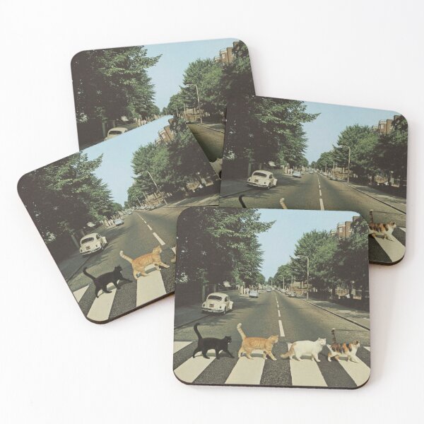 Item preview, Road to Abbey Cats Vintage Cat Art designed and sold by Brratu.