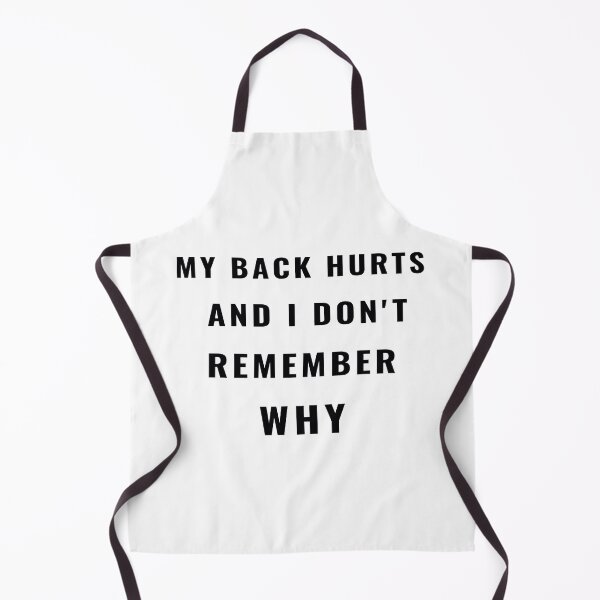 Item preview, My Back Hurts And I Don't Remember Why T-Shirt | Uncle Jichuan designed and sold by Uncle-Jichuan.