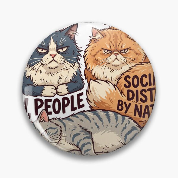 Item preview, Funny Grumpy Cat Anti Social Quote designed and sold by veloramode.