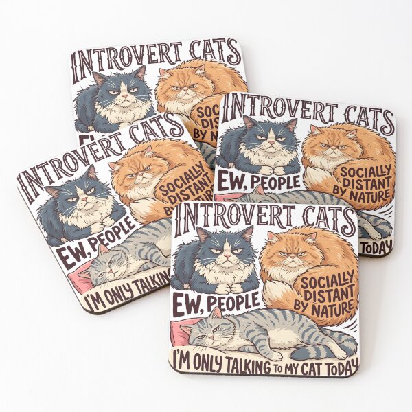Item preview, Funny Grumpy Cat Anti Social Quote designed and sold by veloramode.