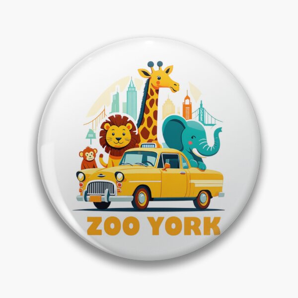 Item preview, Zoo York Animals Riding New York Taxi Funny  designed and sold by JIGUWORLD.