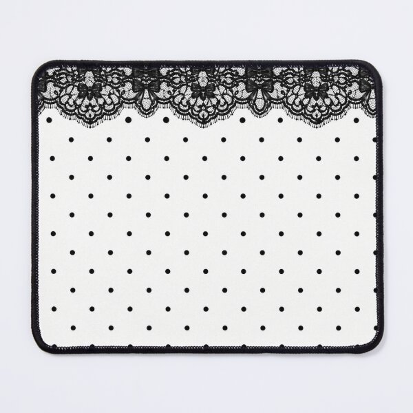Item preview, Elegant Black Lace Polka Dot Pattern designed and sold by Aramdesing.
