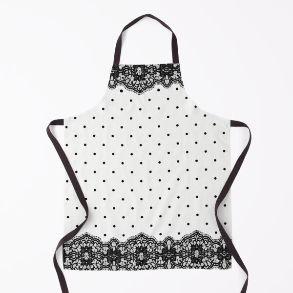 Item preview, Elegant Black Lace Polka Dot Pattern designed and sold by Aramdesing.