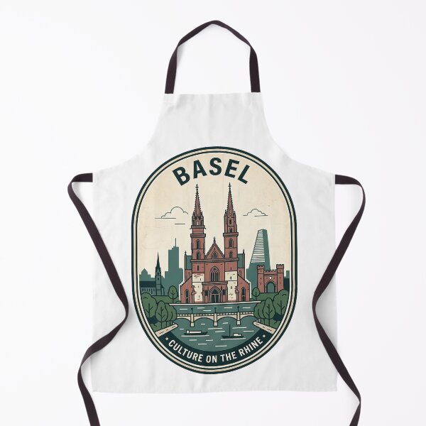 Item preview, Basel Switzerland Vintage Travel Badge Rhine River designed and sold by k3rstman1.