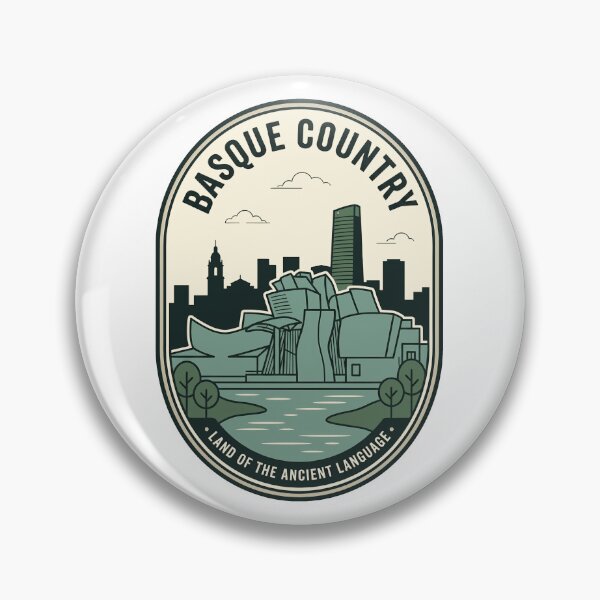 Item preview, Basque Country Bilbao Guggenheim Museum Travel Badge designed and sold by k3rstman1.