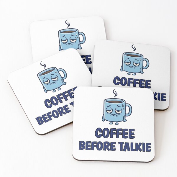 Item preview, Coffee Before Talkie Funny Tired Mug Introvert Graphic designed and sold by InfiniteOrbit.