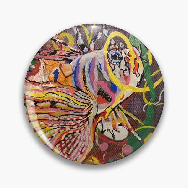 Item preview, A Zebra-Lion-Fish designed and sold by jenwagnerart.