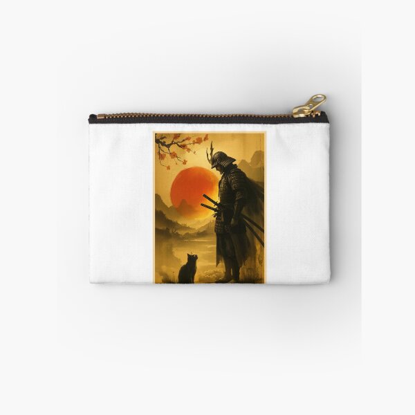 Item preview, Cat and Samurai Warrior Vintage Japanese designed and sold by nosu-art-pod.