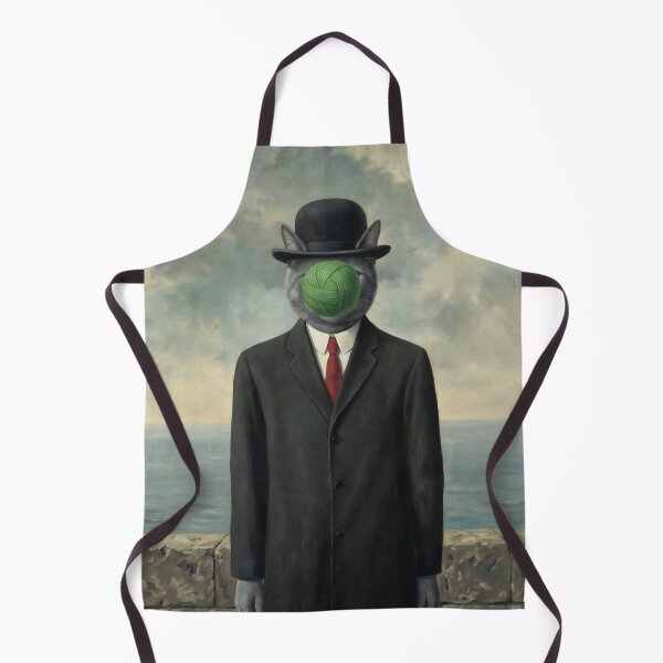 Item preview, Surreal Cat With Green Yarn Portrait designed and sold by Brratu.