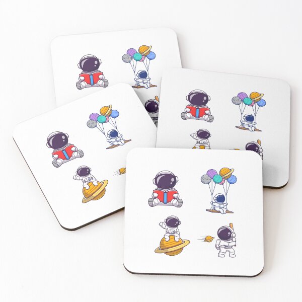 Item preview, Reading Astronaut Sticker Pack designed and sold by rebel-store21.