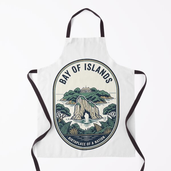 Item preview, Bay Of Islands New Zealand Retro Travel Emblem designed and sold by k3rstman1.