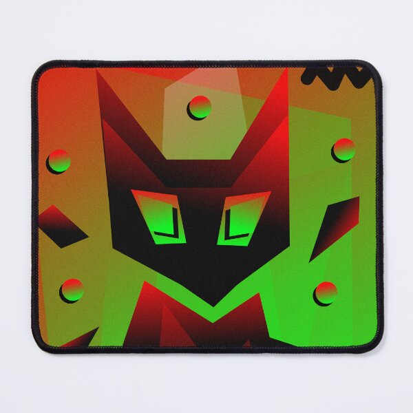 Item preview, Cool Vibing Neon Geometric cartoorn Cat - Abstract Polygon Art designed and sold by The Nomadic Designs.