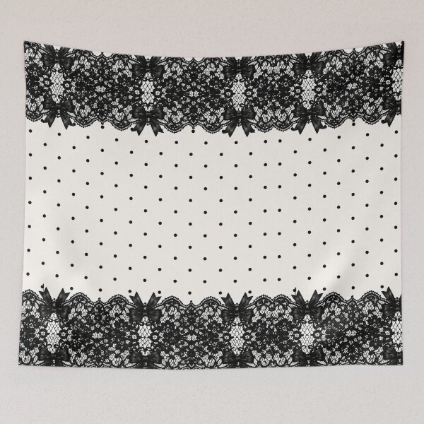 Item preview, Elegant Black Lace Polka Dot Pattern designed and sold by Aramdesing.