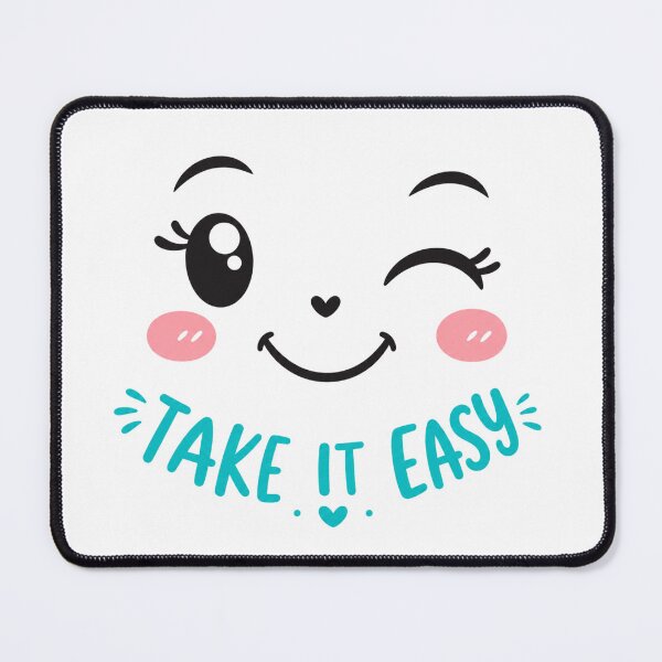 Item preview, Take It Easy Cute Kawaii Smile Face designed and sold by VibrantVisionM.