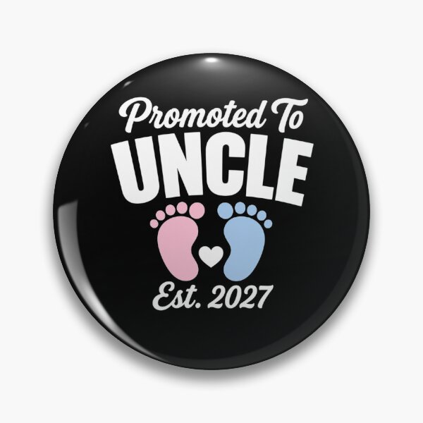 Item preview, Promoted to Uncle Est 2027 Funny Pregnancy Announcement designed and sold by clothesy7.