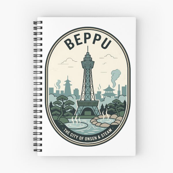 Item preview, Vintage Beppu Japan Onsen Travel Badge designed and sold by k3rstman1.
