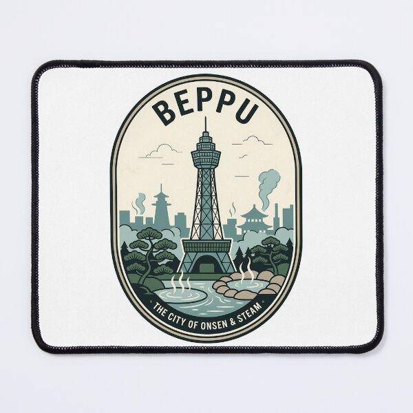 Item preview, Vintage Beppu Japan Onsen Travel Badge designed and sold by k3rstman1.