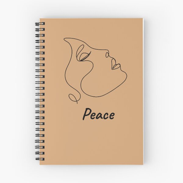 Item preview, Peace Minimalist Face Line Art designed and sold by ShaderShirts.