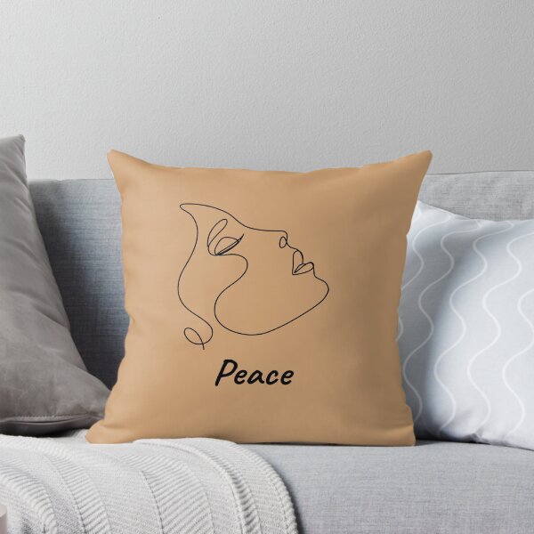 Item preview, Peace Minimalist Face Line Art designed and sold by ShaderShirts.