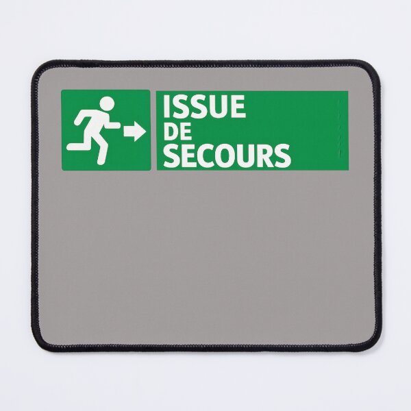 Item preview, Issue de Secours - Vintage French Text Design designed and sold by FilBlue.